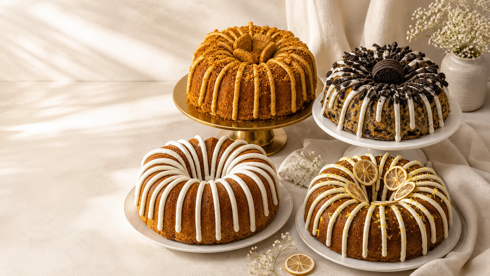 Full-size scratch-made cakes for celebrations, gatherings, and special occasions