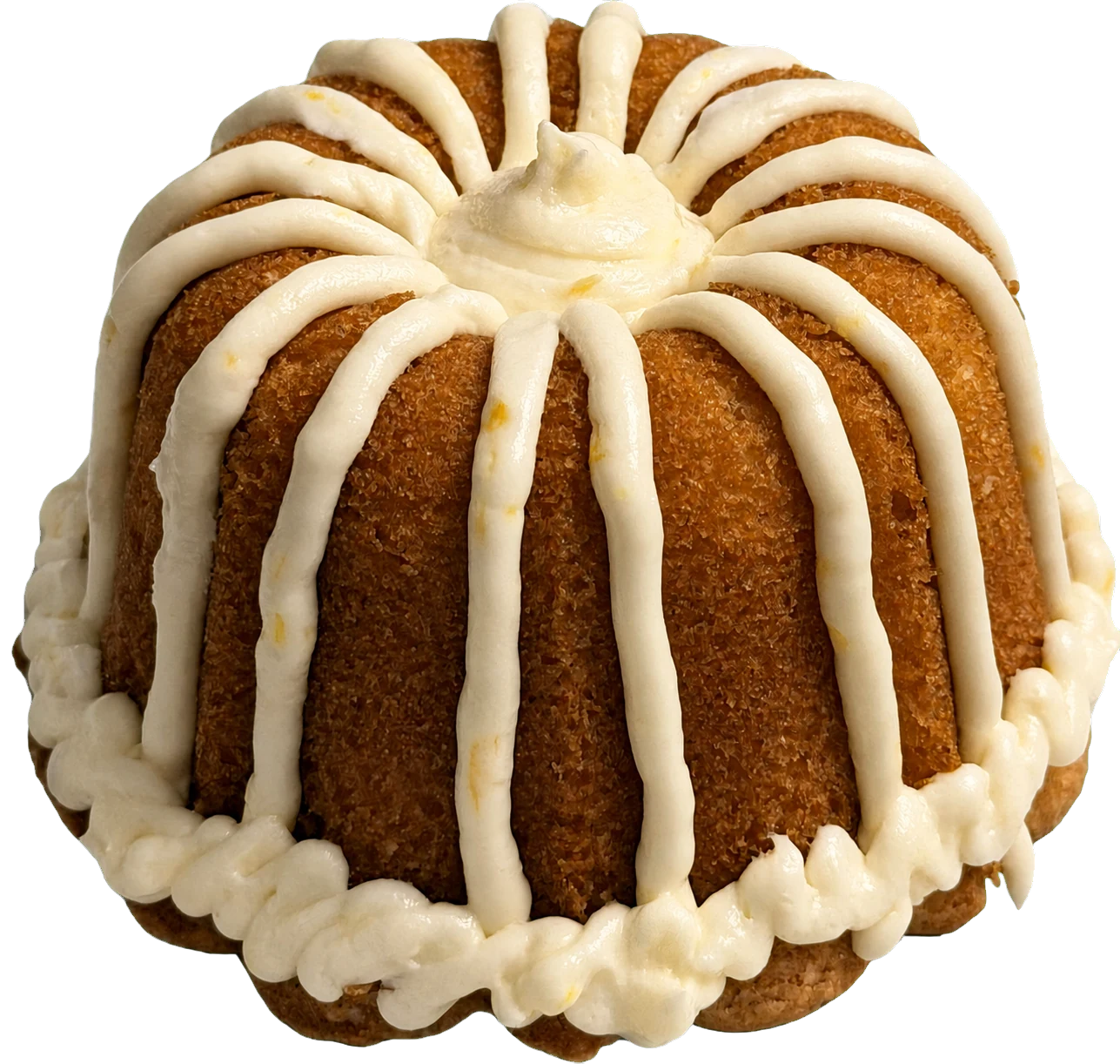 Lexington almond pound cake with citrus lemon icing